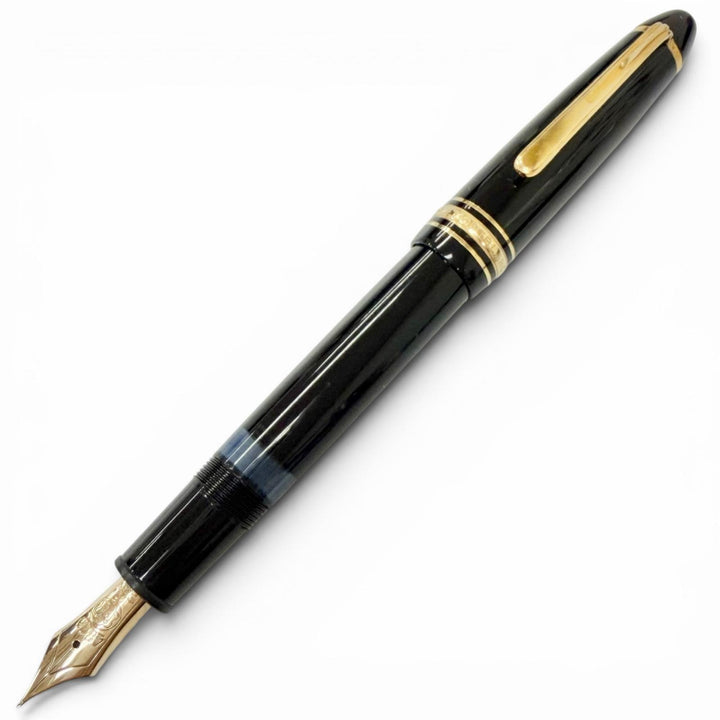 Very Good MONTBLANC fountain pen Meisterstück 146 black 14C mens