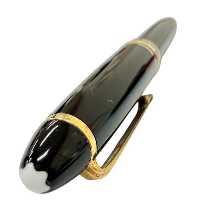 Very Good MONTBLANC fountain pen Meisterstück 146 black 14C mens