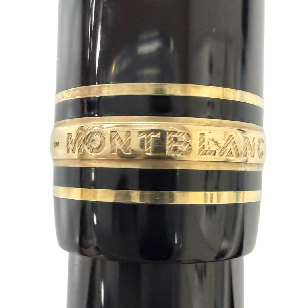 Very Good MONTBLANC fountain pen Meisterstück 146 black 14C mens