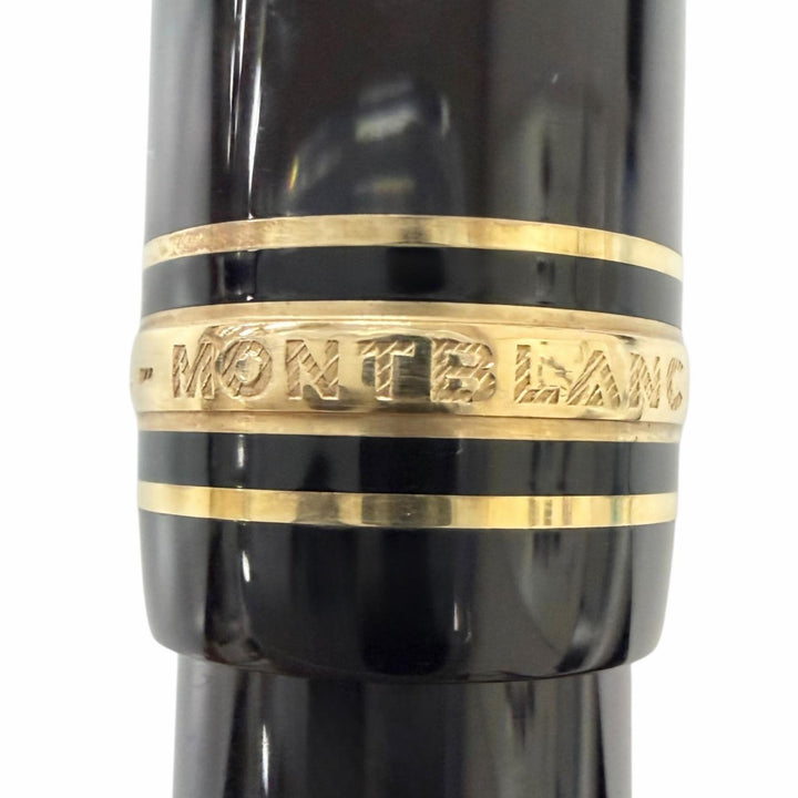 Very Good MONTBLANC fountain pen Meisterstück 146 black 14C mens