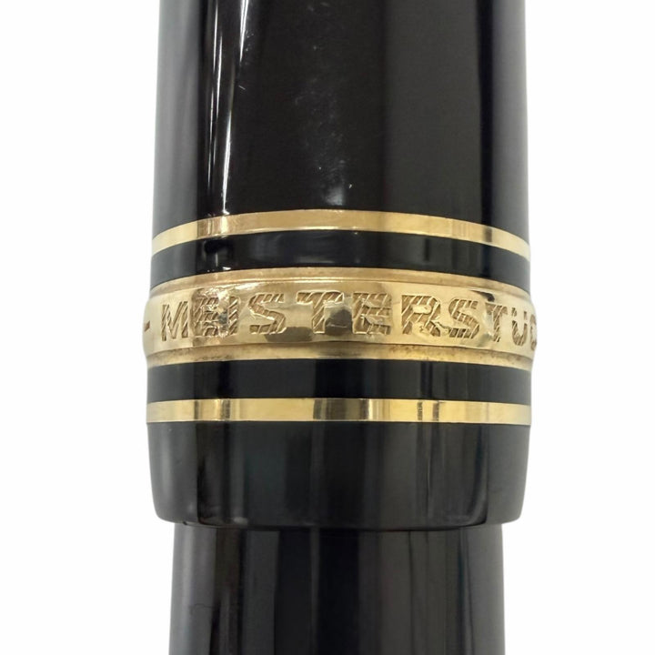 Very Good MONTBLANC fountain pen Meisterstück 146 black 14C mens