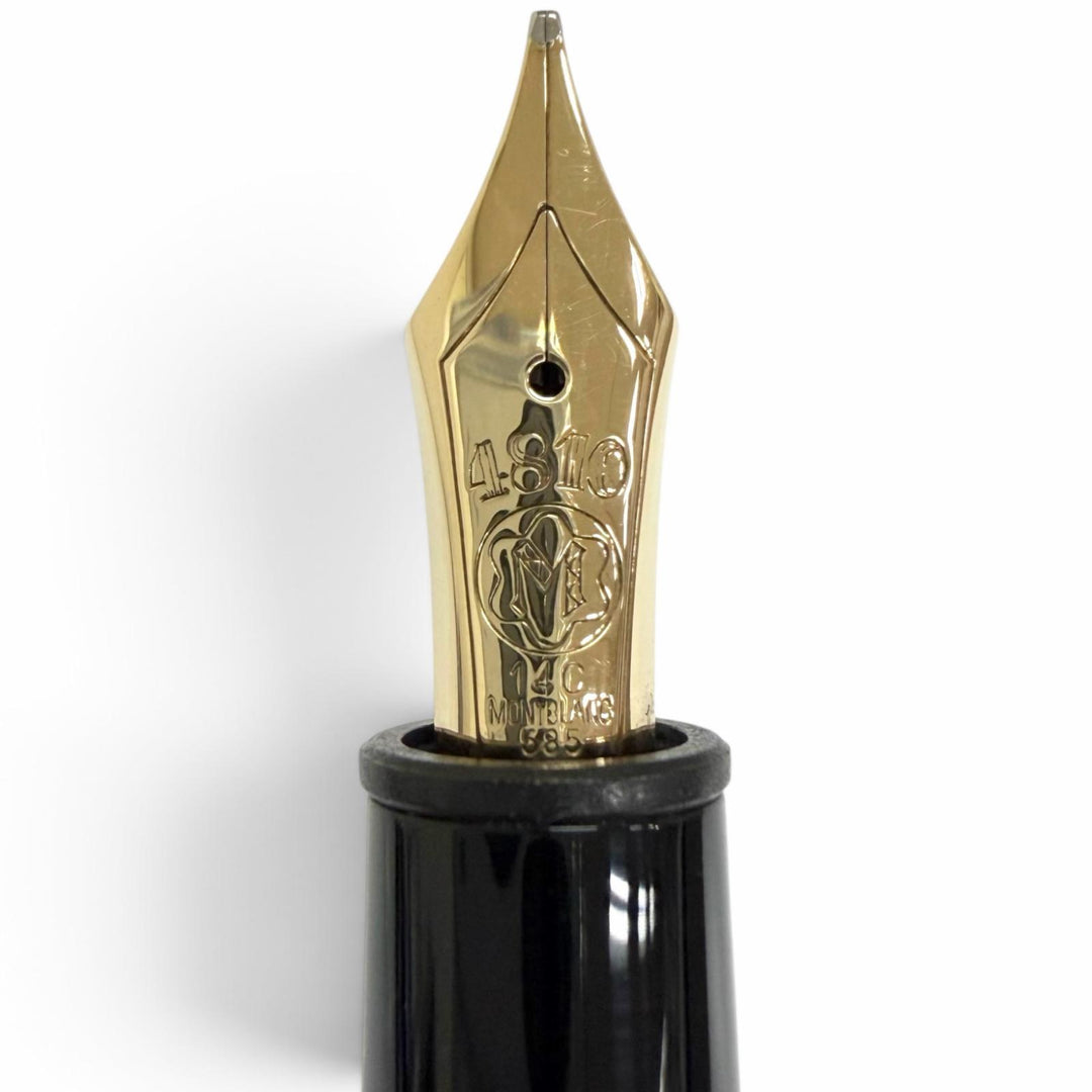Great MONTBLANC fountain pen Meisterstück 146 Cap type black 14C