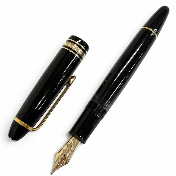 Great MONTBLANC fountain pen Meisterstück 146 Cap type black 14C