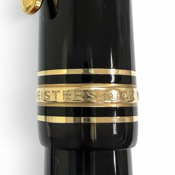 Great MONTBLANC fountain pen Meisterstück 146 Cap type black 14C
