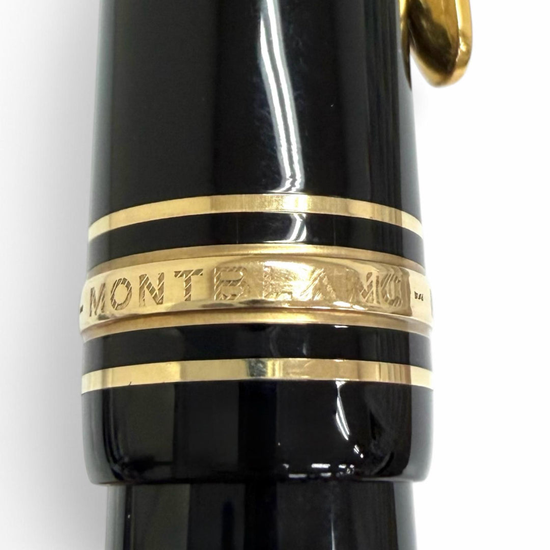 Great MONTBLANC fountain pen Meisterstück 146 Cap type black 14C