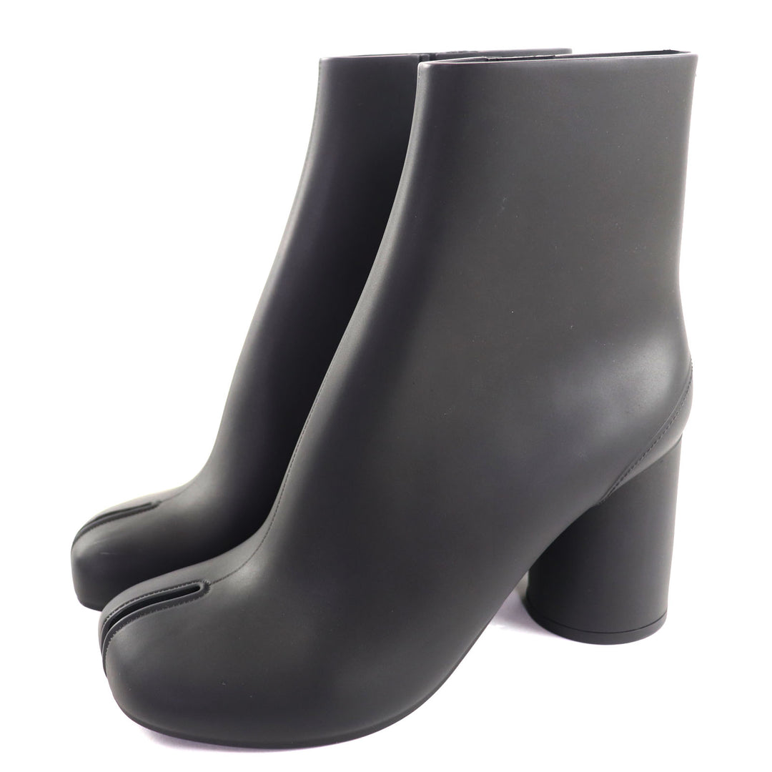 プリスティン メゾン マルジェラ 22 ブーツ TABI BOOTS ブラック ラバー レディース 38 S38WU0378