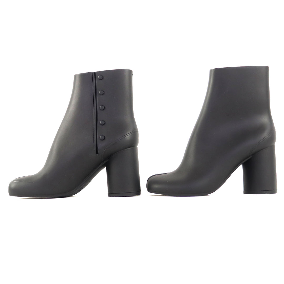 プリスティン メゾン マルジェラ 22 ブーツ TABI BOOTS ブラック ラバー レディース 38 S38WU0378