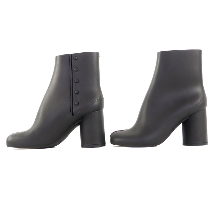 プリスティン メゾン マルジェラ 22 ブーツ TABI BOOTS ブラック ラバー レディース 38 S38WU0378