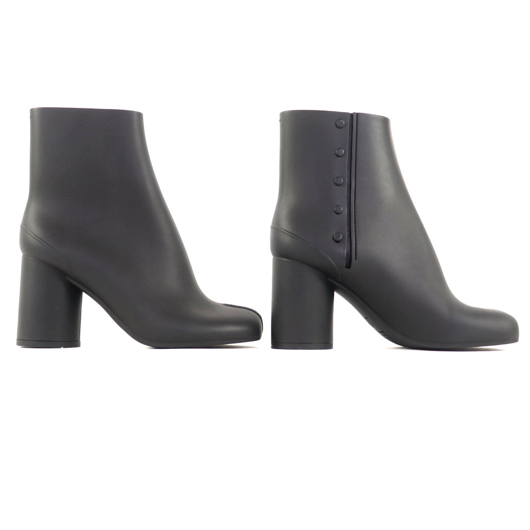 プリスティン メゾン マルジェラ 22 ブーツ TABI BOOTS ブラック ラバー レディース 38 S38WU0378