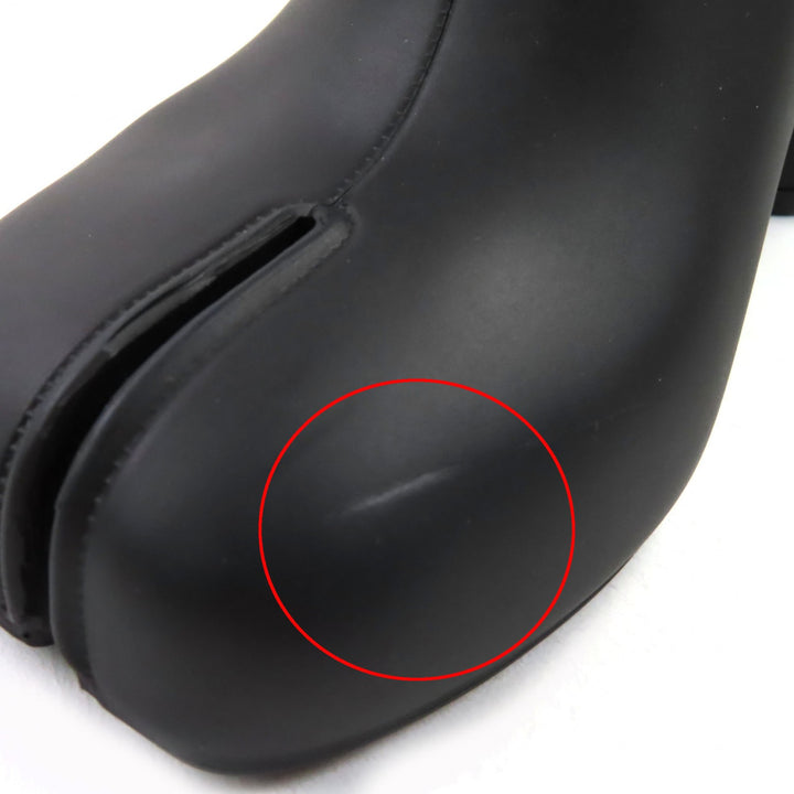 プリスティン メゾン マルジェラ 22 ブーツ TABI BOOTS ブラック ラバー レディース 38 S38WU0378