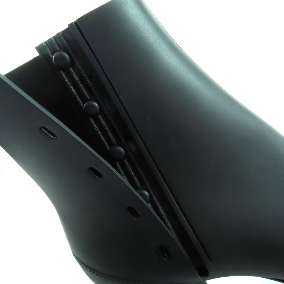 プリスティン メゾン マルジェラ 22 ブーツ TABI BOOTS ブラック ラバー レディース 38 S38WU0378