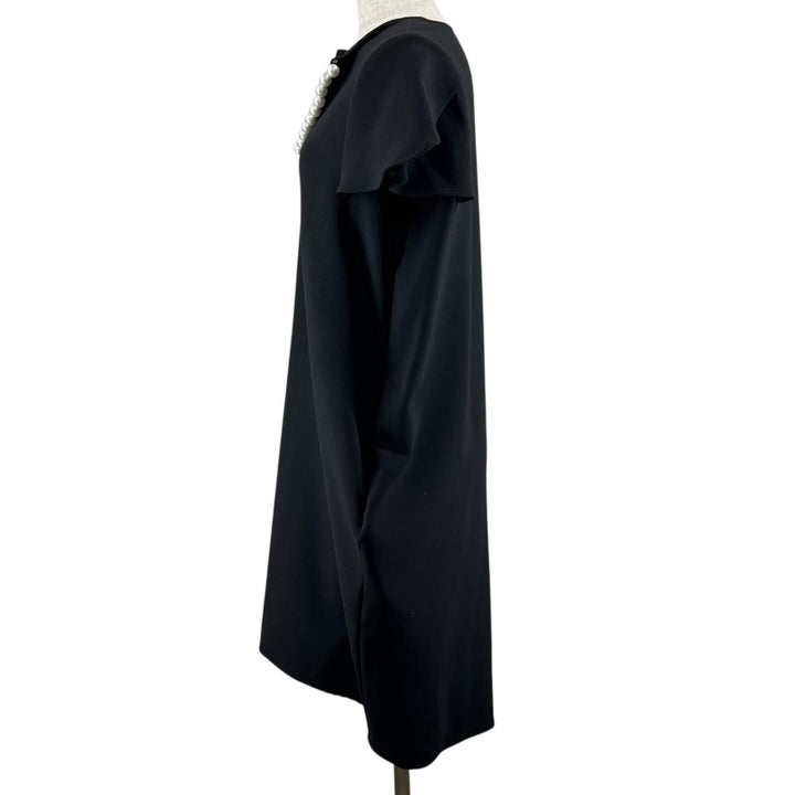 Great YOKO CHAN one piece Fake pearl black polyester Women 36 YCD-620-645