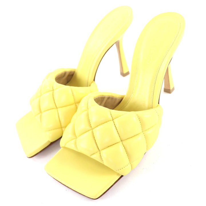 Pristine BOTTEGAVENETA Mule yellow leather Women 36.5 592015