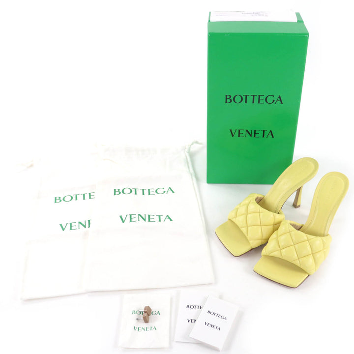 Pristine BOTTEGAVENETA Mule yellow leather Women 36.5 592015