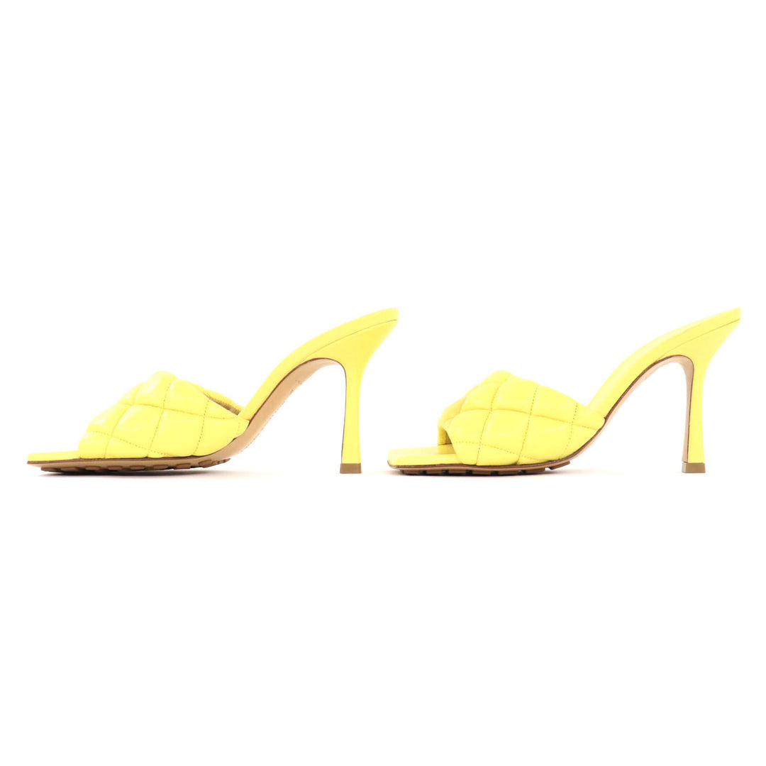 Pristine BOTTEGAVENETA Mule yellow leather Women 36.5 592015