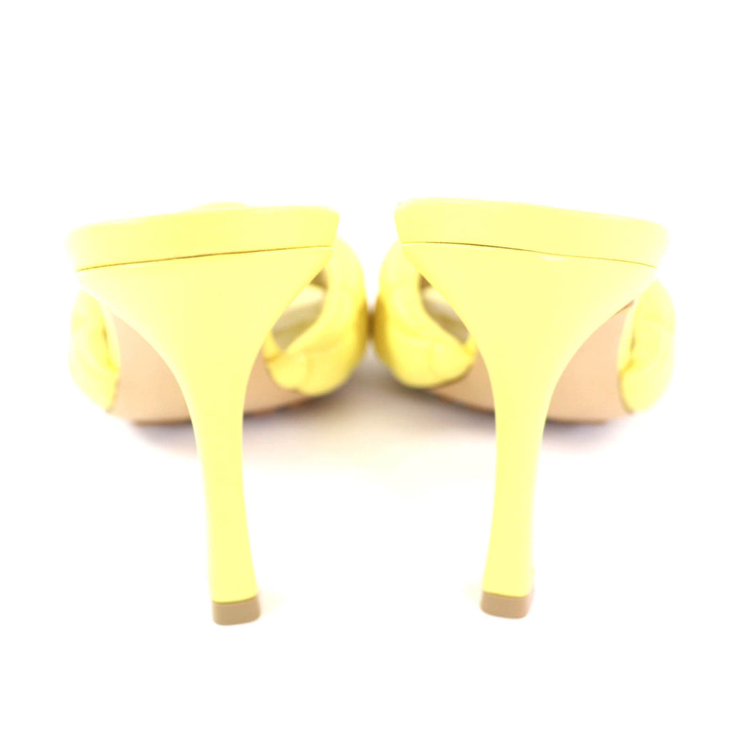 Pristine BOTTEGAVENETA Mule yellow leather Women 36.5 592015