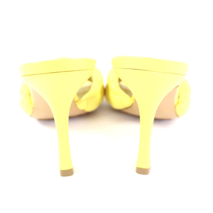 Pristine BOTTEGAVENETA Mule yellow leather Women 36.5 592015