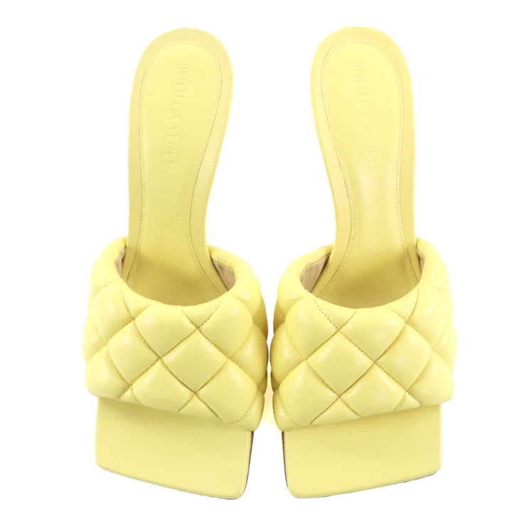 Pristine BOTTEGAVENETA Mule yellow leather Women 36.5 592015