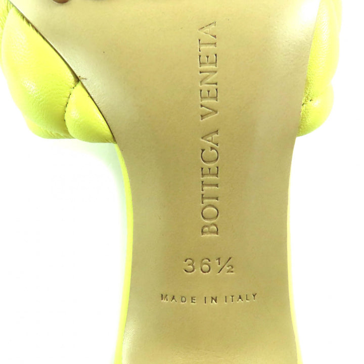 Pristine BOTTEGAVENETA Mule yellow leather Women 36.5 592015