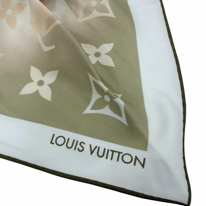 Excellent LOUIS VUITTON Sun visor Biger Sun and Silk Sun Visor Monogram M77546