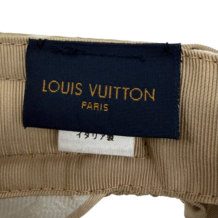 Excellent LOUIS VUITTON Sun visor Biger Sun and Silk Sun Visor Monogram M77546