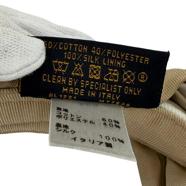 Excellent LOUIS VUITTON Sun visor Biger Sun and Silk Sun Visor Monogram M77546