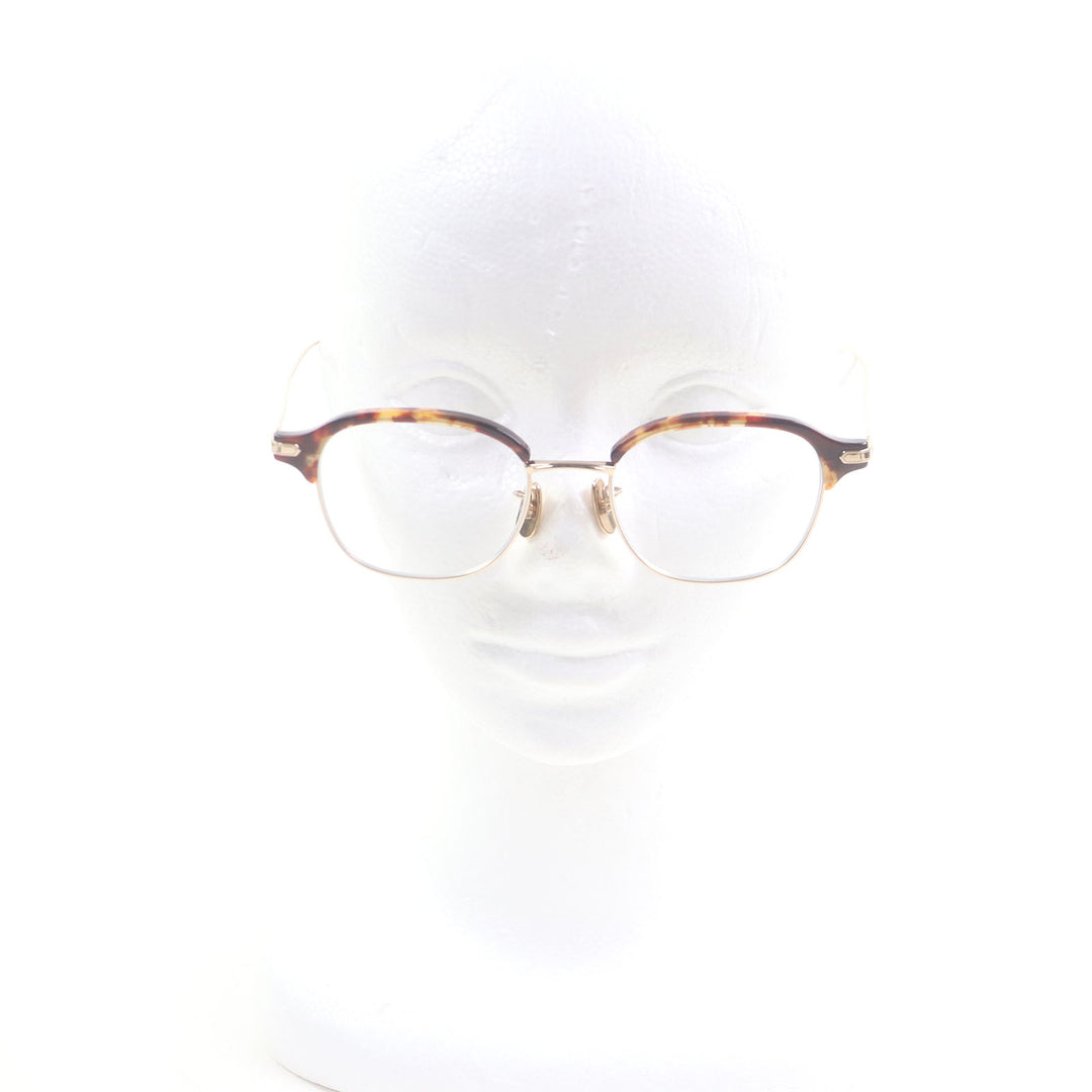 Excellent BJ CLASSIC COLLECTION Glasses Marble Salmon Blow Brown gold