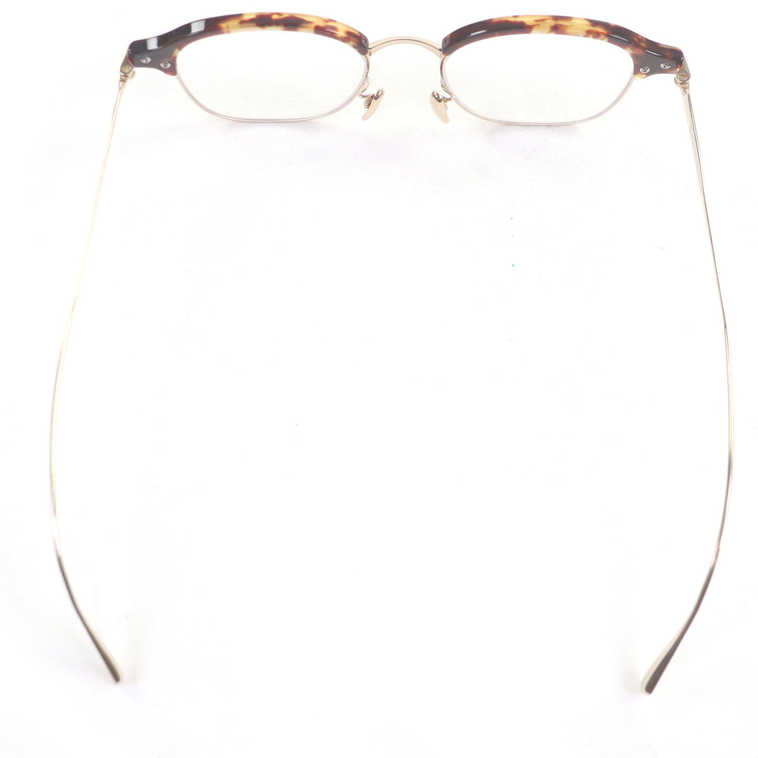 Excellent BJ CLASSIC COLLECTION Glasses Marble Salmon Blow Brown gold