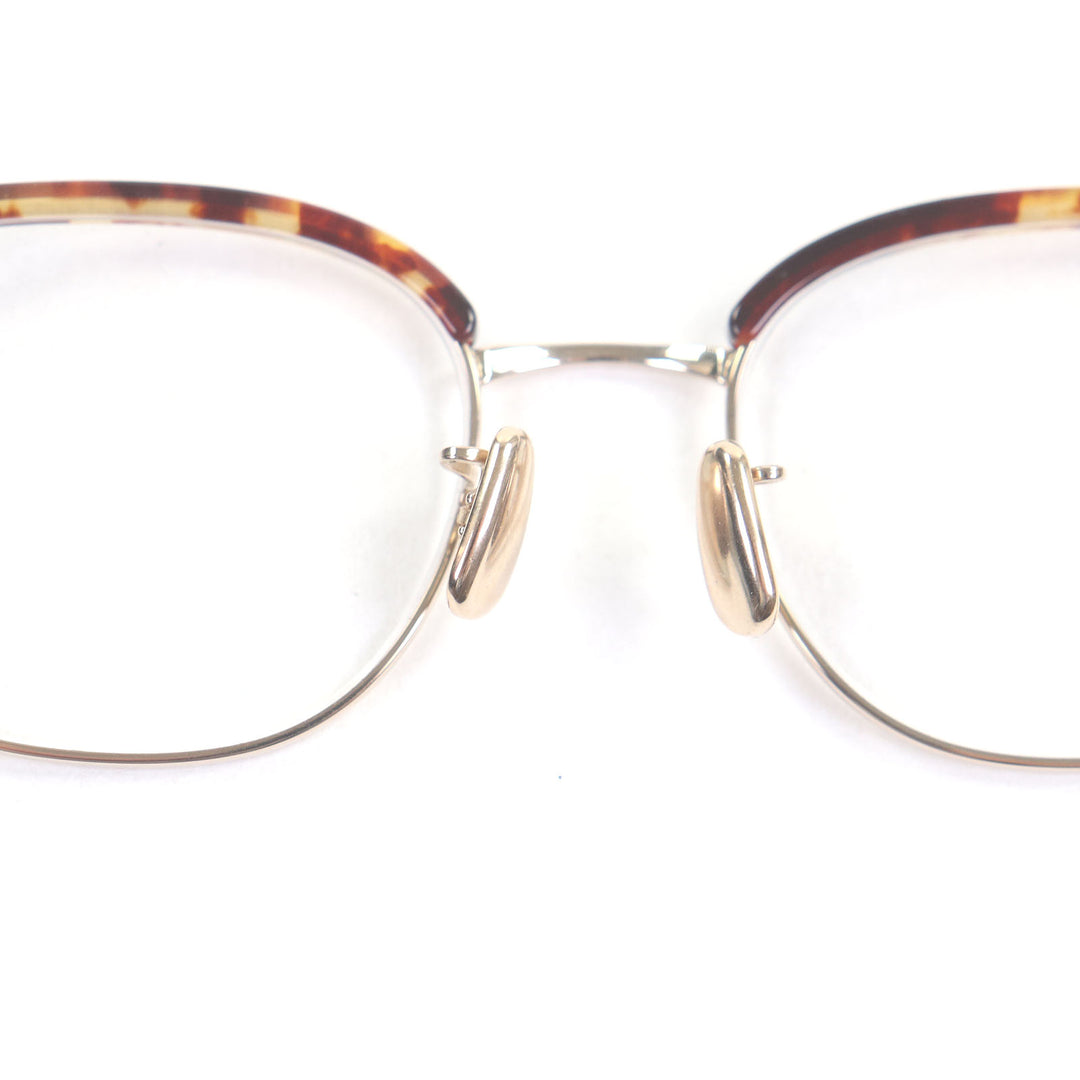 Excellent BJ CLASSIC COLLECTION Glasses Marble Salmon Blow Brown gold