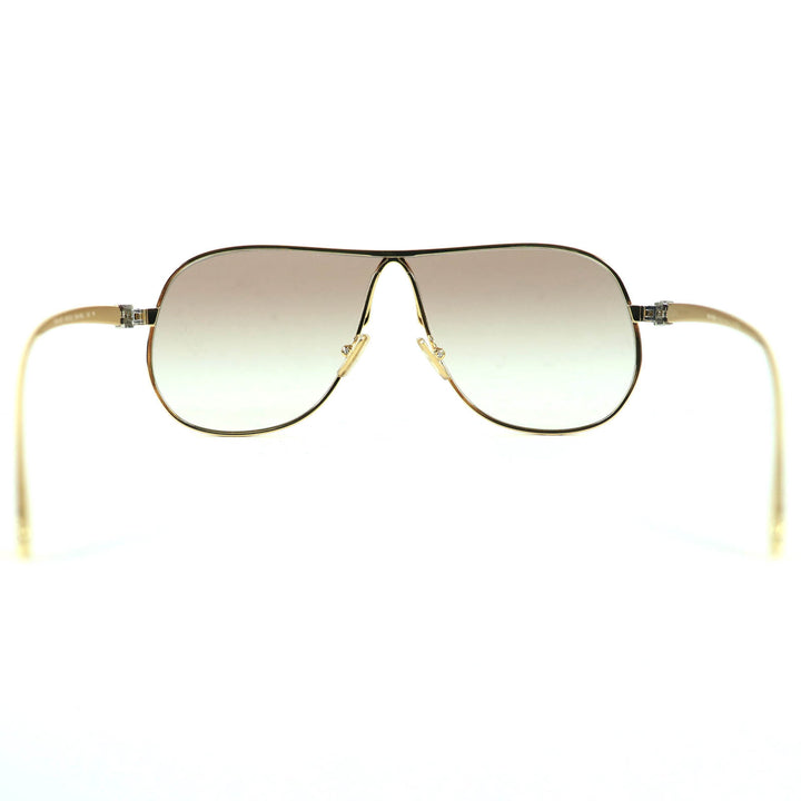 Excellent MIUMIU sunglasses Teardrop eyewear gold Women SMU A56