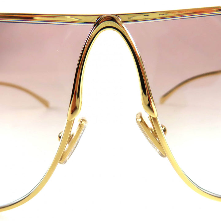 Excellent MIUMIU sunglasses Teardrop eyewear gold Women SMU A56
