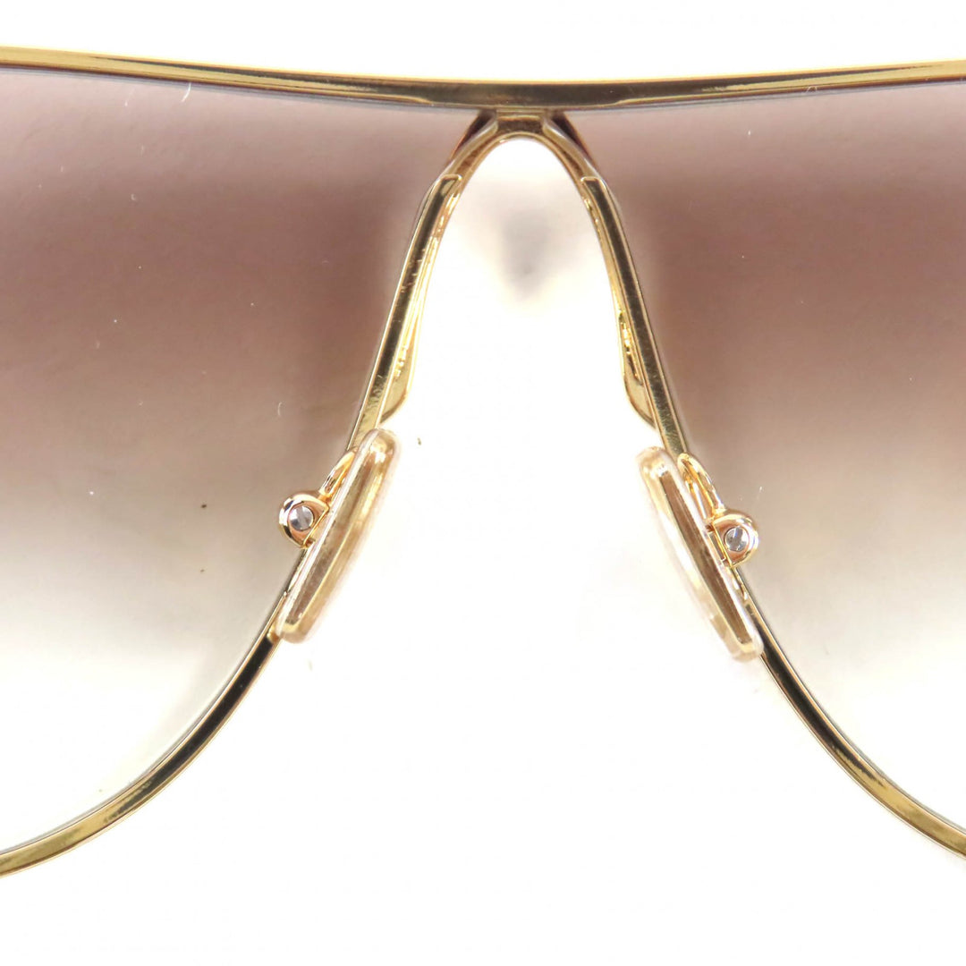 Excellent MIUMIU sunglasses Teardrop eyewear gold Women SMU A56
