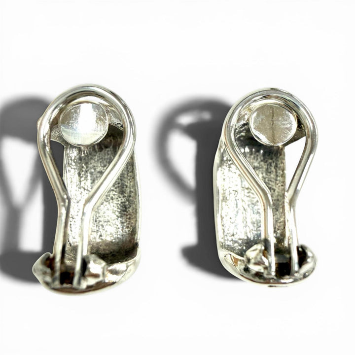 Excellent CHANEL Earring Silver 925 Women