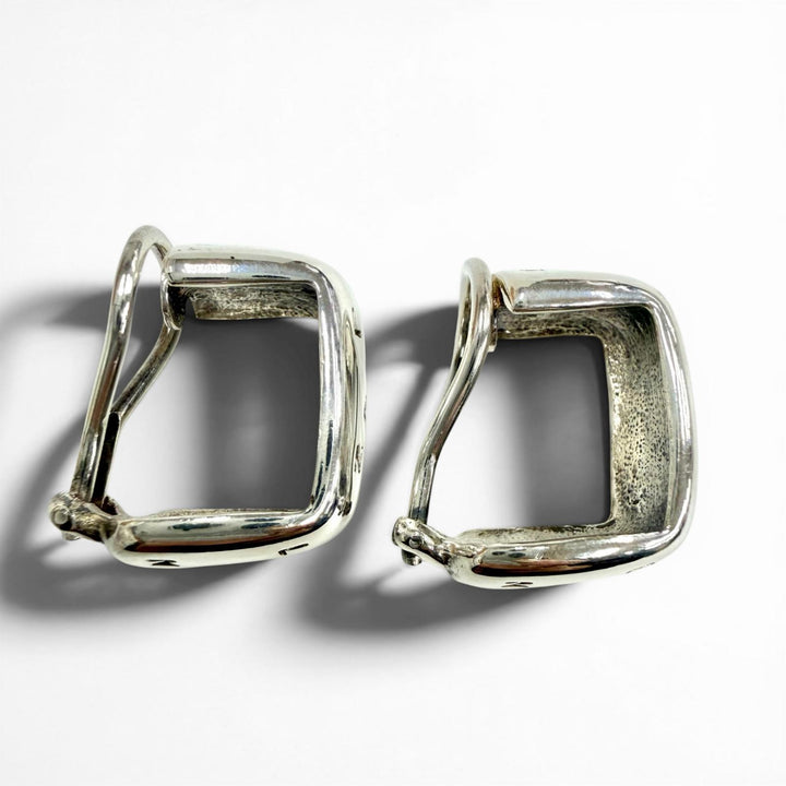 Excellent CHANEL Earring Silver 925 Women