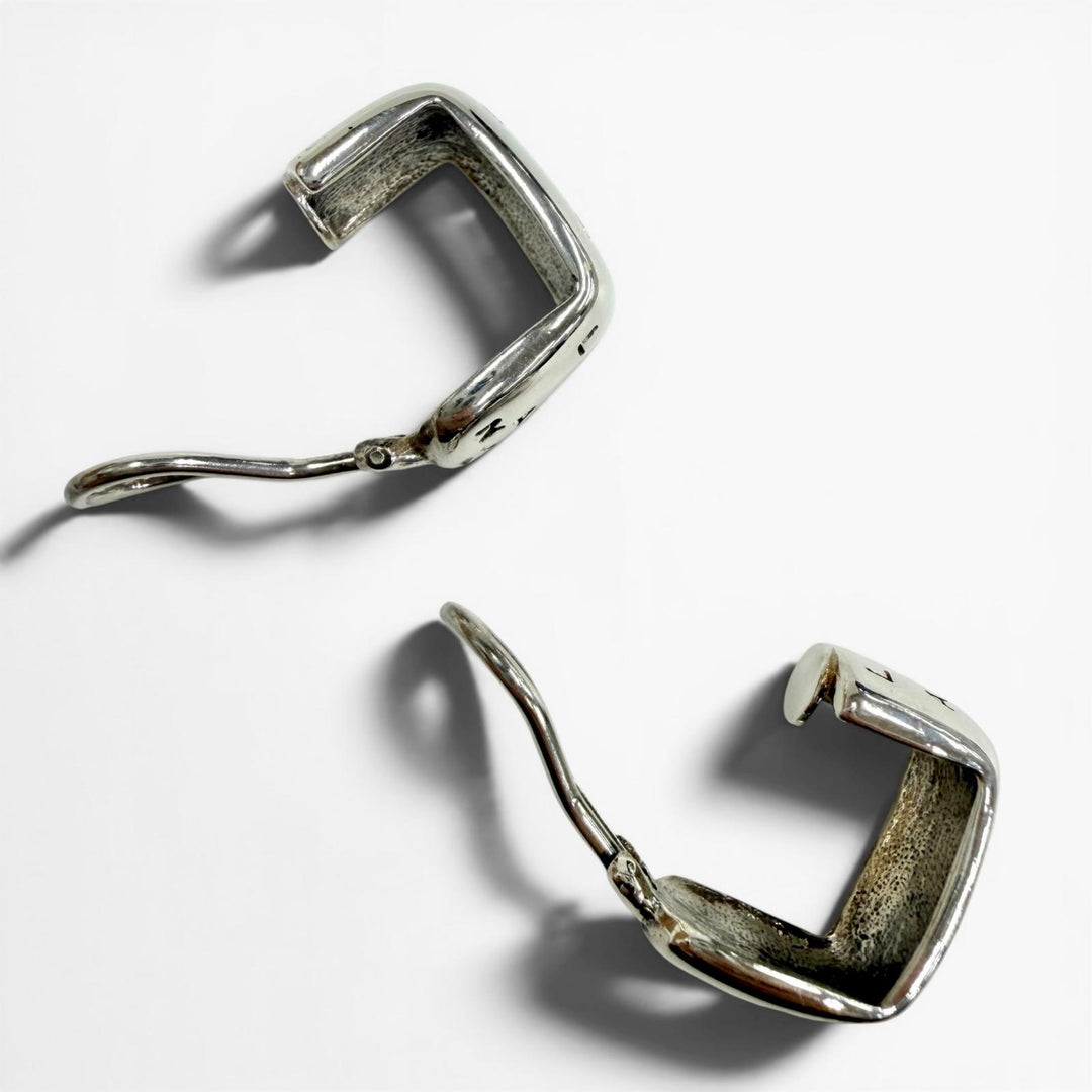 Excellent CHANEL Earring Silver 925 Women