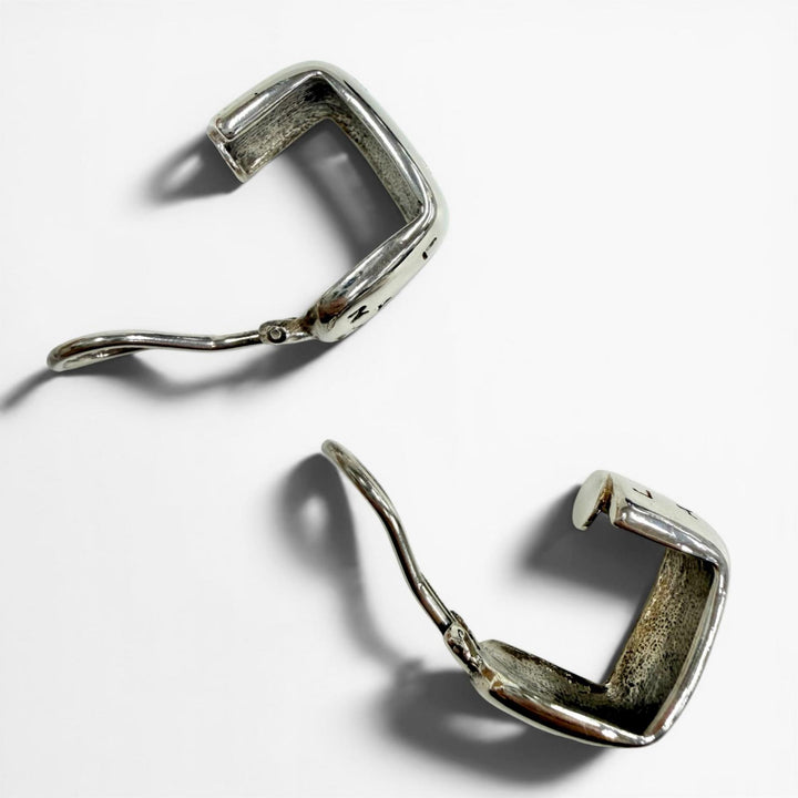 Excellent CHANEL Earring Silver 925 Women