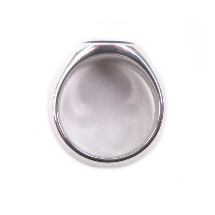 Excellent TOM WOOD Ring Oval Silver SV925 mens 54
