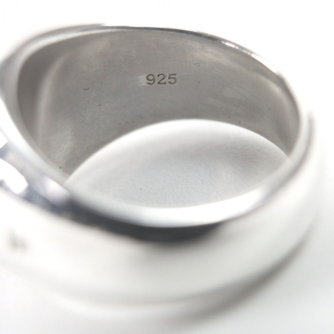 Excellent TOM WOOD Ring Oval Silver SV925 mens 54