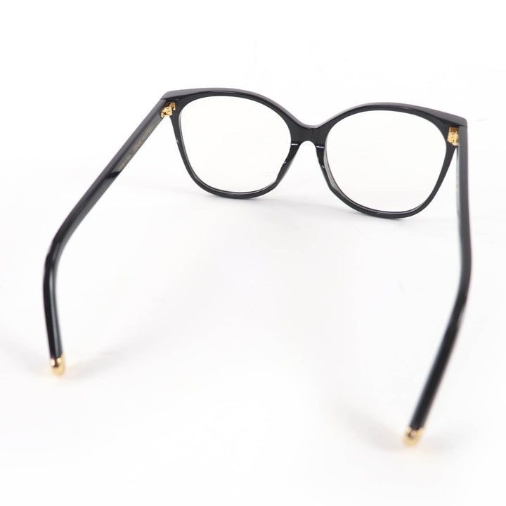 Excellent LOUIS VUITTON Glasses Optical My Monogram Light Cat Eye black Z1842E