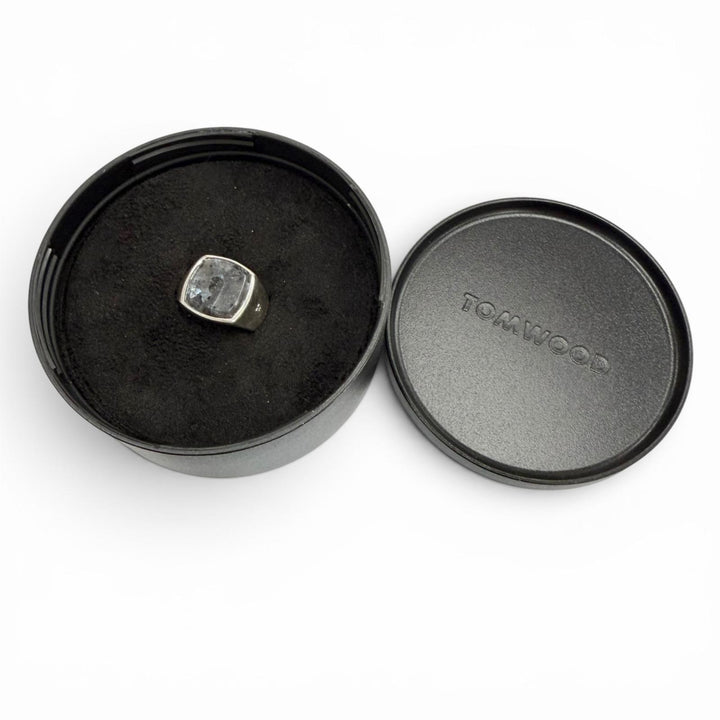 Excellent TOM WOOD Ring ring Cushion ring Current product Silver 925 mens 56
