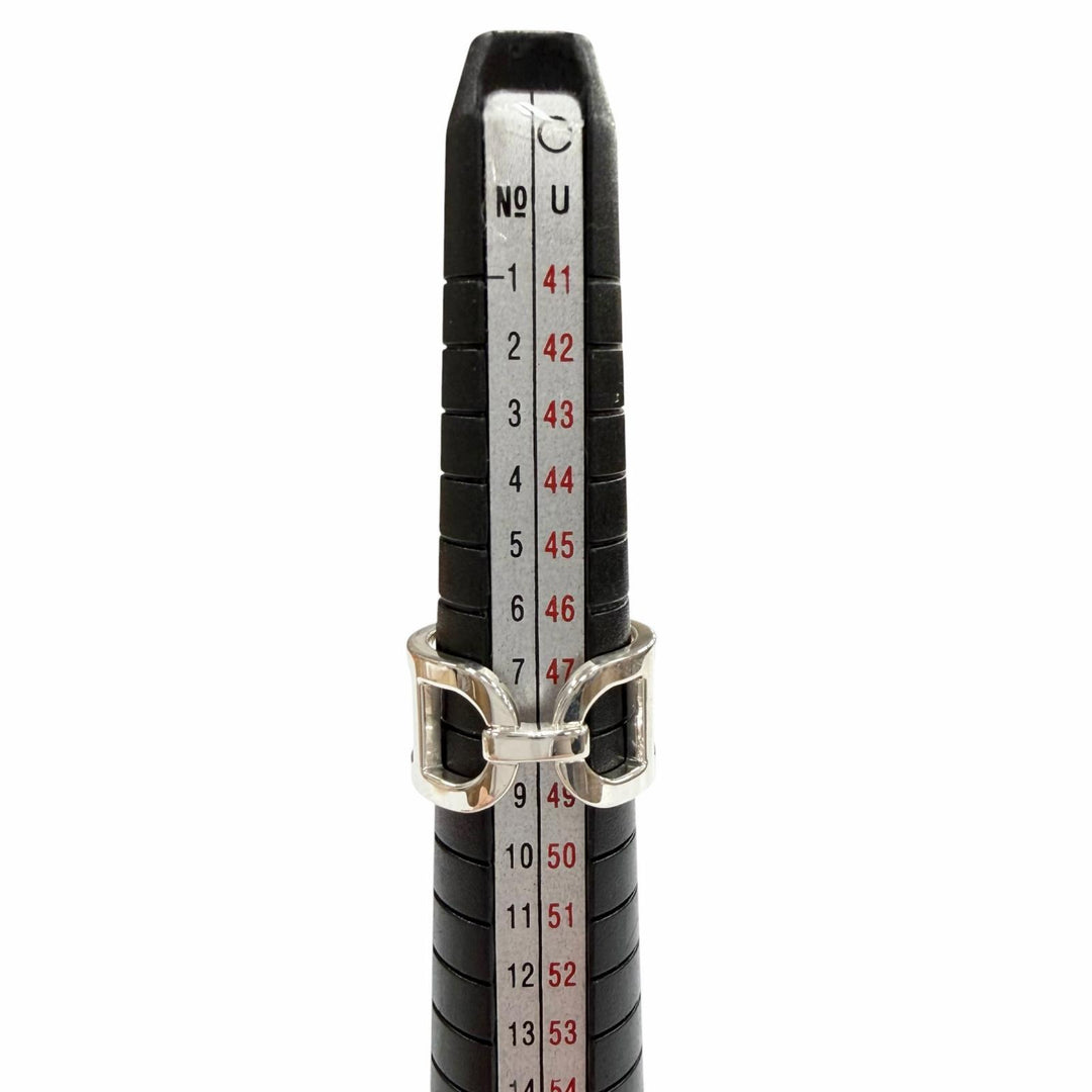 Excellent HERMES Ring Ever Chaine d'Ancre Ring Silver AG925 Women 48