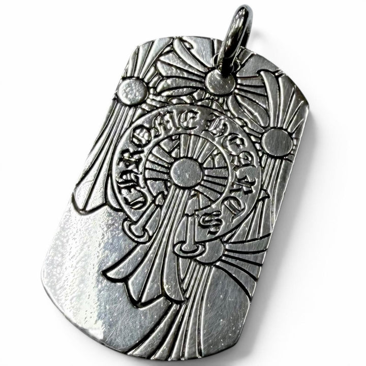 Very Good CHROME HEARTS Pendant top D TAG LRG GOD BLESS