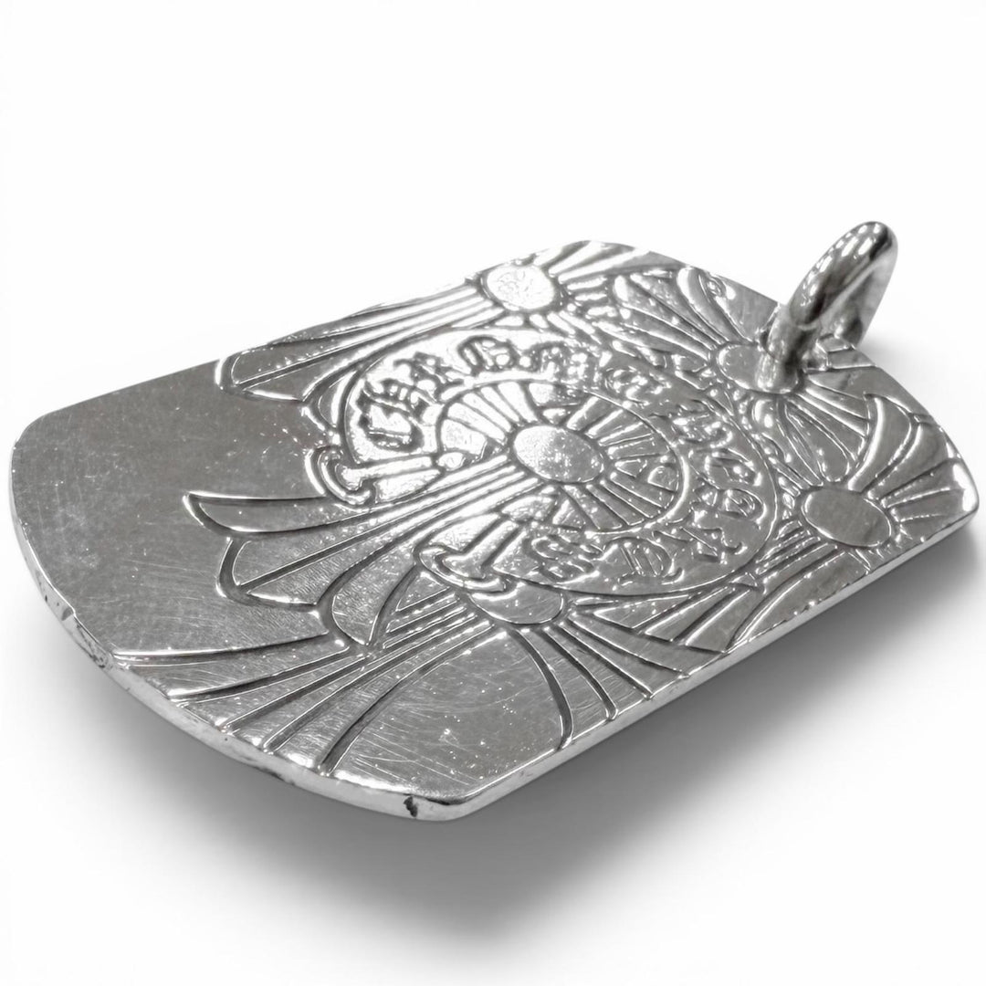 Very Good CHROME HEARTS Pendant top D TAG LRG GOD BLESS