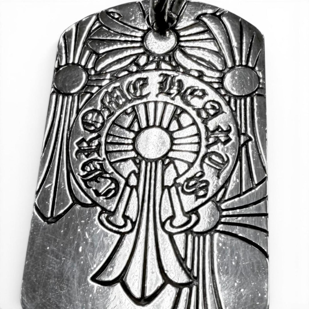 Very Good CHROME HEARTS Pendant top D TAG LRG GOD BLESS