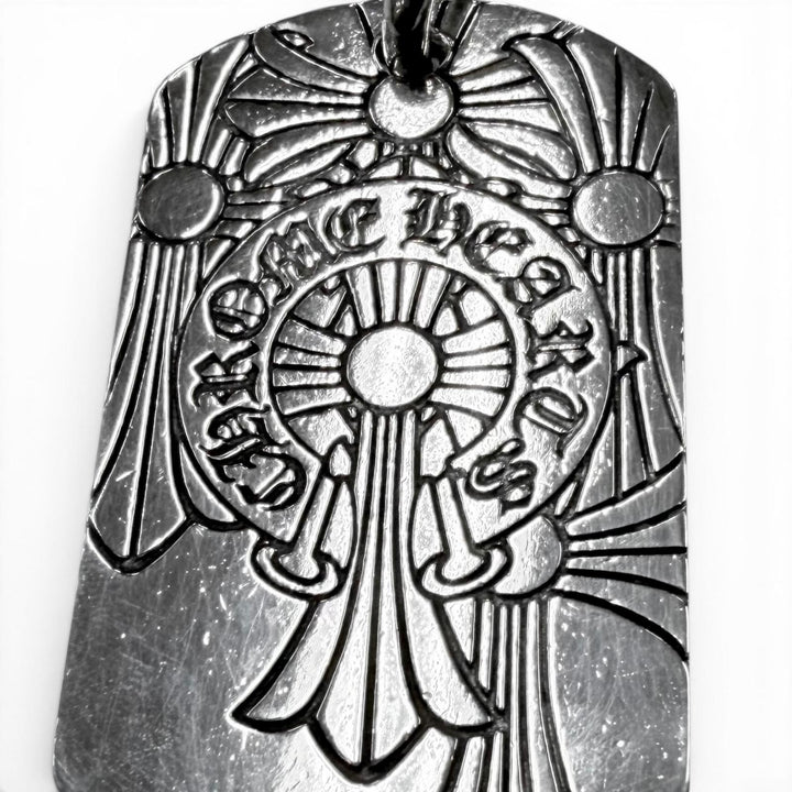 Very Good CHROME HEARTS Pendant top D TAG LRG GOD BLESS