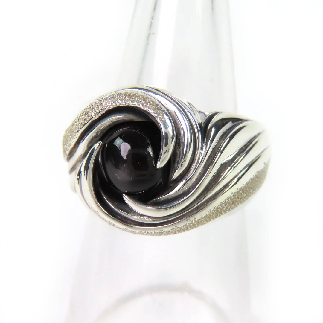 Excellent Bloody Mary Ring Black Gravity Ring Black Star Diopside Silver 925
