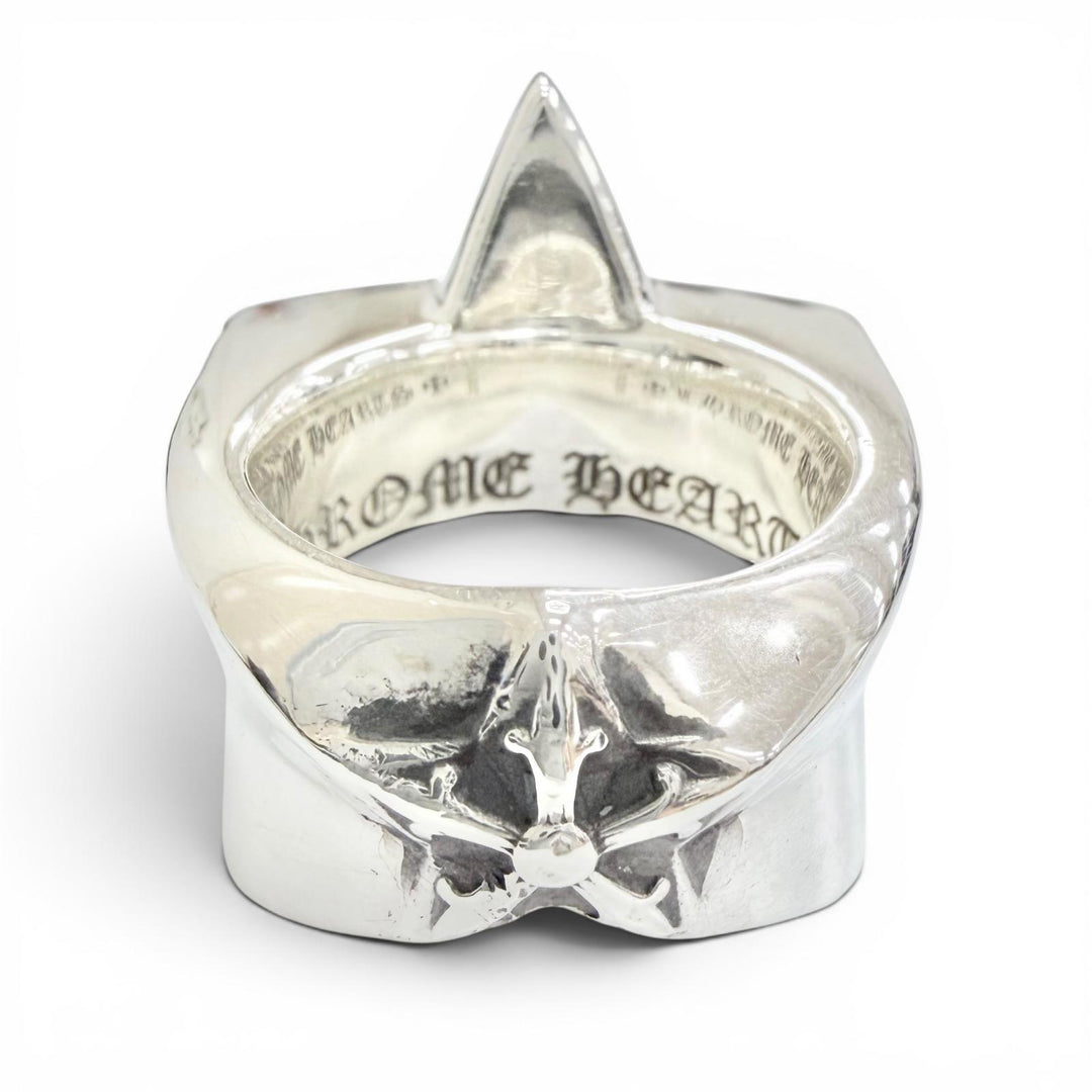 Great CHROME HEARTS Ring ring STR LRG Large Star Ring Silver 925 mens