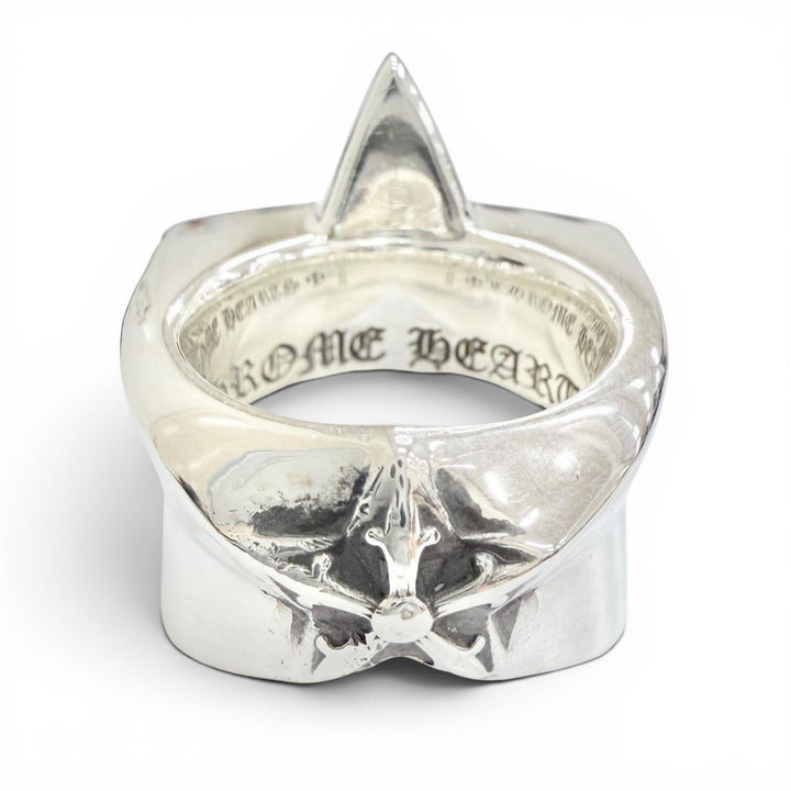 Great CHROME HEARTS Ring ring STR LRG Large Star Ring Silver 925 mens