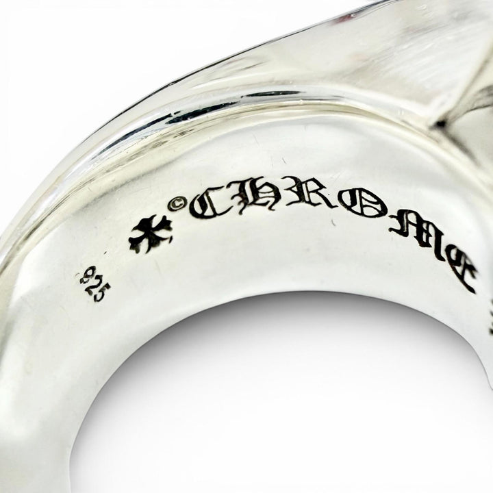 Great CHROME HEARTS Ring ring STR LRG Large Star Ring Silver 925 mens