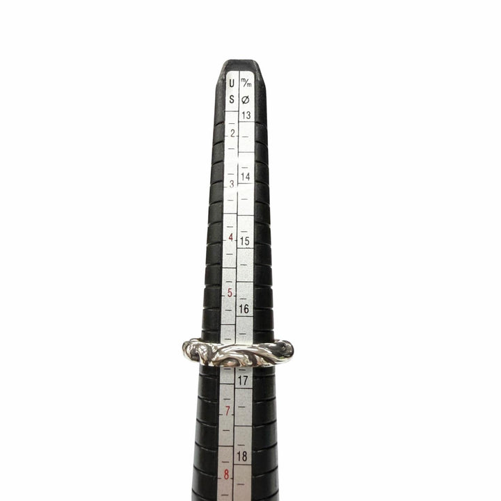 Excellent CHROME HEARTS Ring Scroll band Silver 925 mens